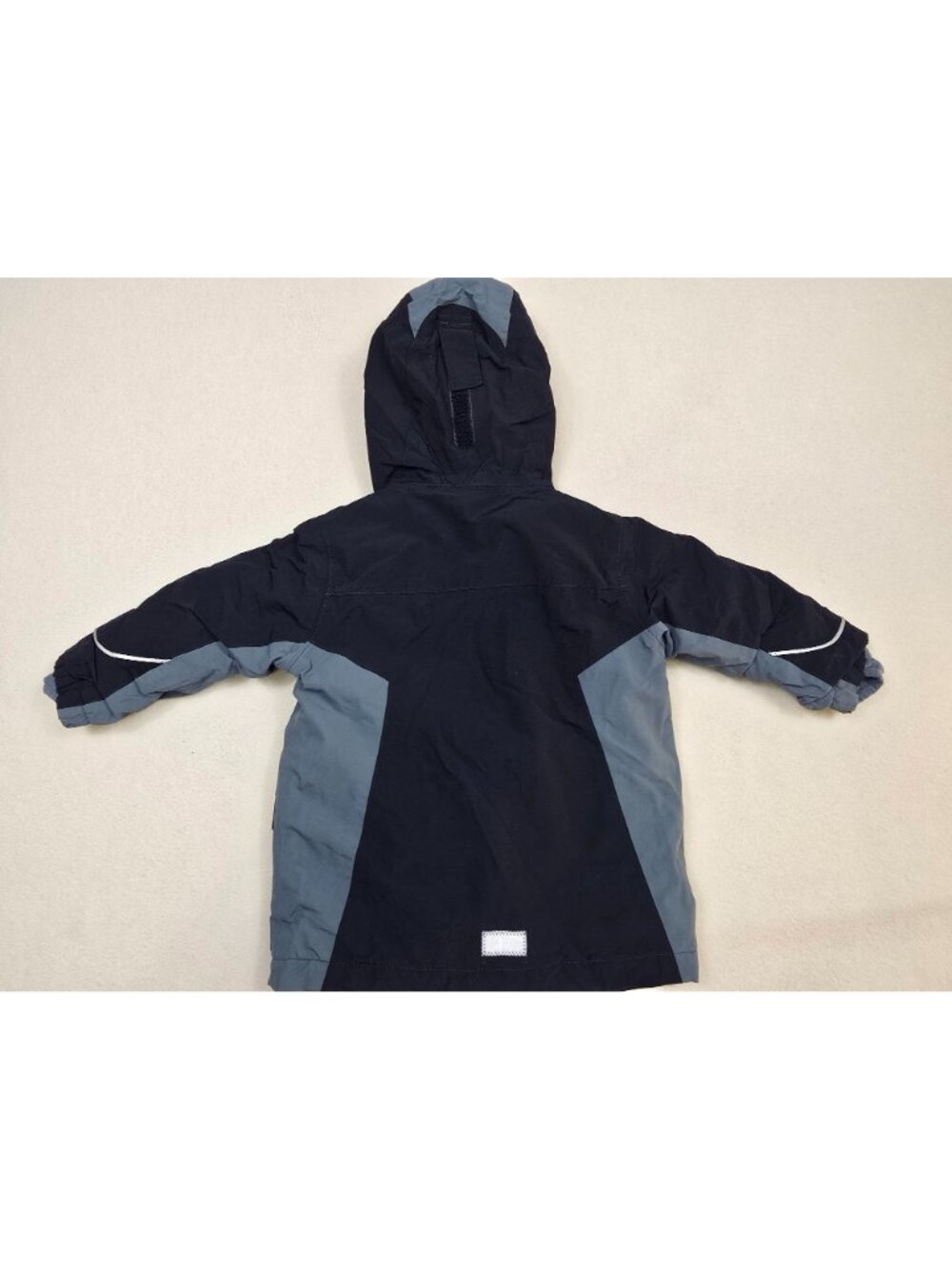 Lands End Kids 3T The Squall Jacket Navy & Blue Outerwear Winter Coat Hooded - Picture 8 of 8